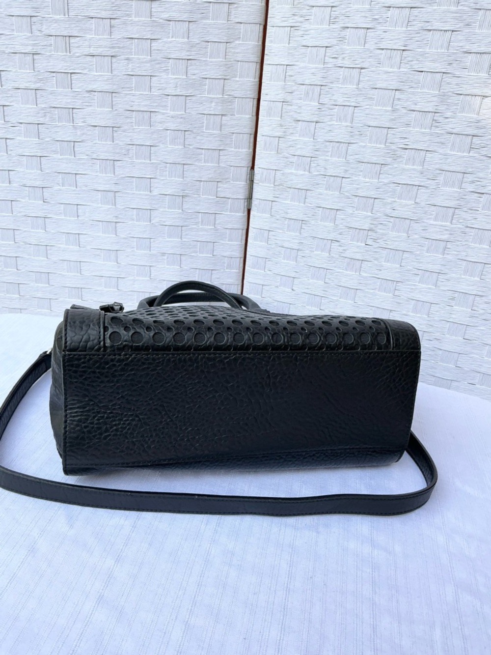 Kate Spade Tote Bag Black Pebble Leather - Picture 4 of 5